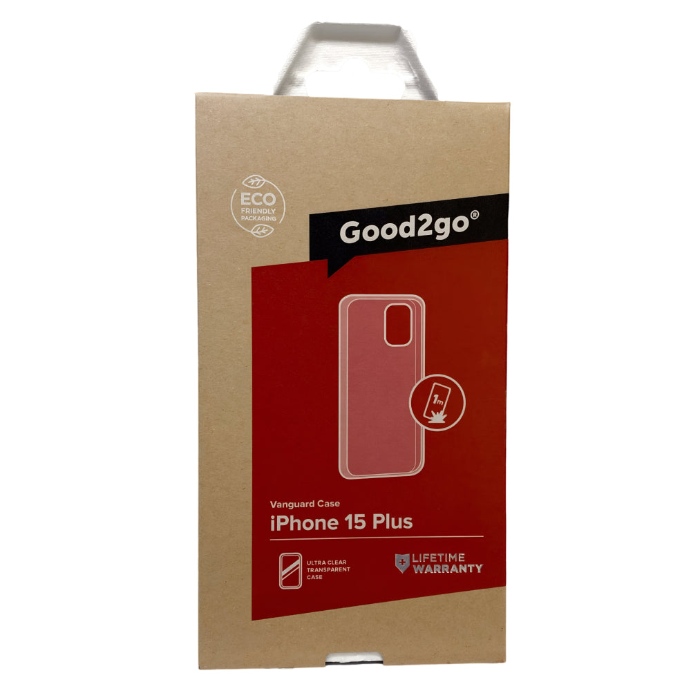 Good 2 Go Vanguard Case For iPhone 15 Plus - Clear