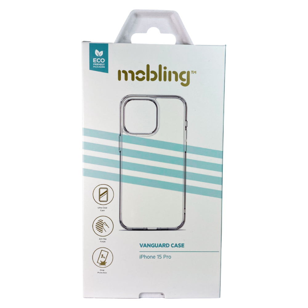 Mobling Vanguard Case (Suits iPhone 15 Pro) - Clear