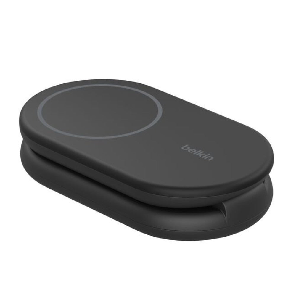 Belkin BoostCharge 2-in-1 Foldable 15W Wireless Charger Qi2 with 36W Wall Charger – Black