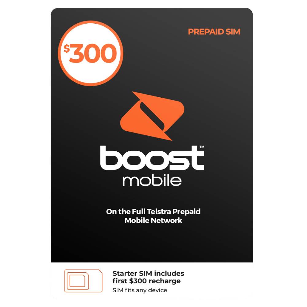 Boost $300 Prepaid SIM