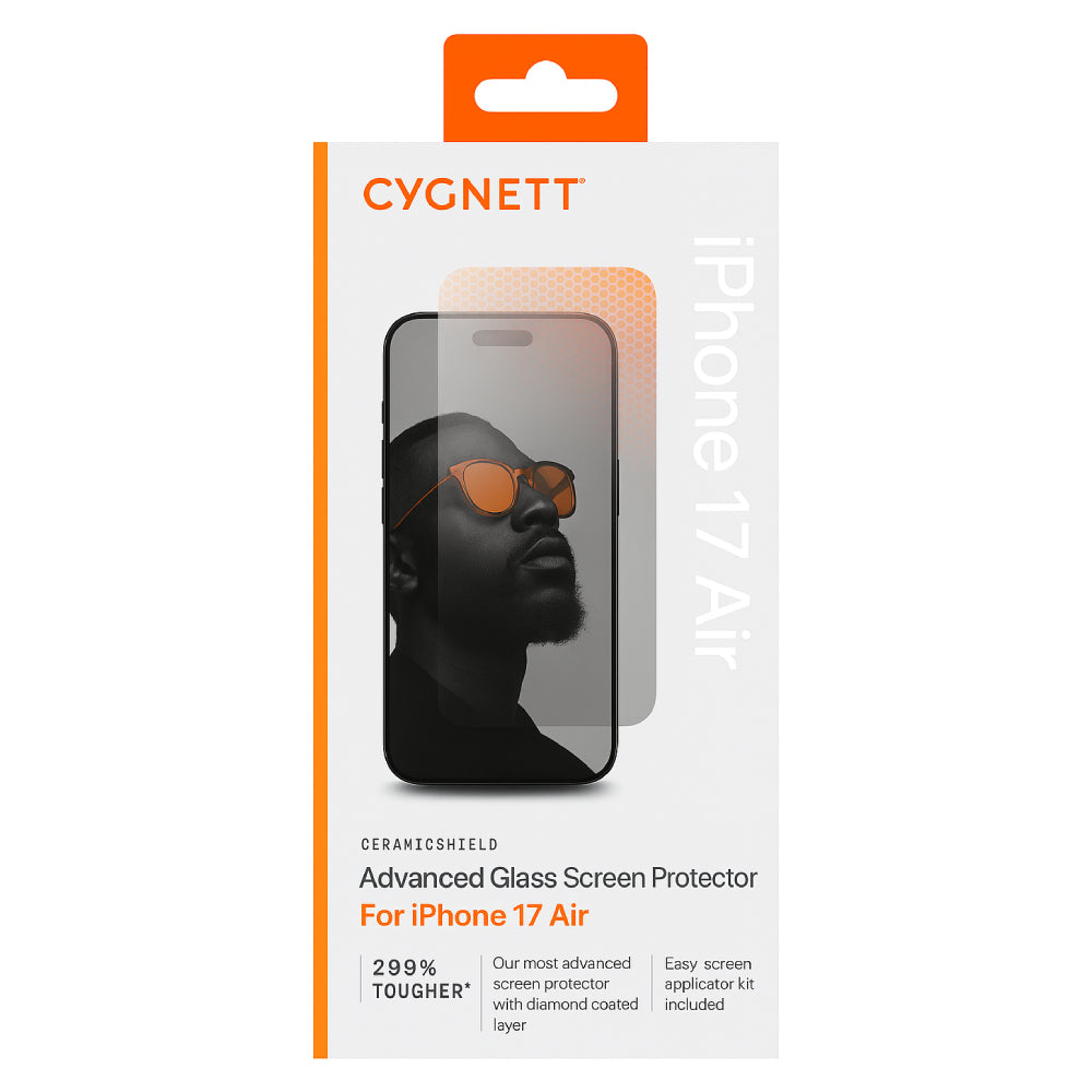 Cygnett CeramicGuard Glass (Suits iPhone 17 Air)