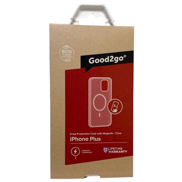 Good 2 Go Drop Protection MagSafe Case For iPhone 14 Plus - Clear