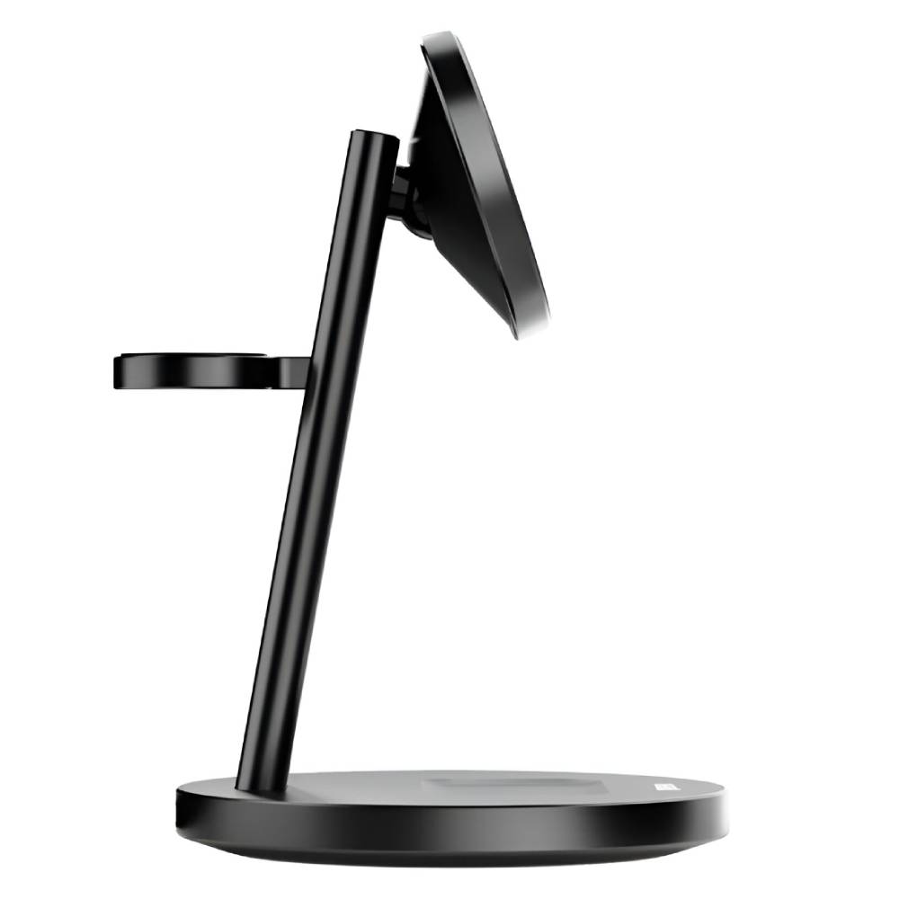 EFM Qi2 Trio Wireless Charge Stand With 30W Power Supply and 1.2M Cable – Black