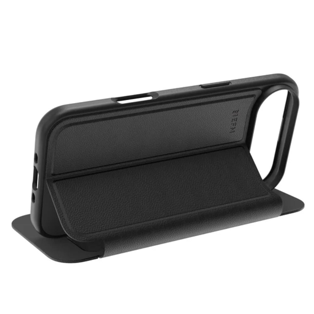 EFM Venice Wallet Case (Suits iPhone 17 Air) - Black