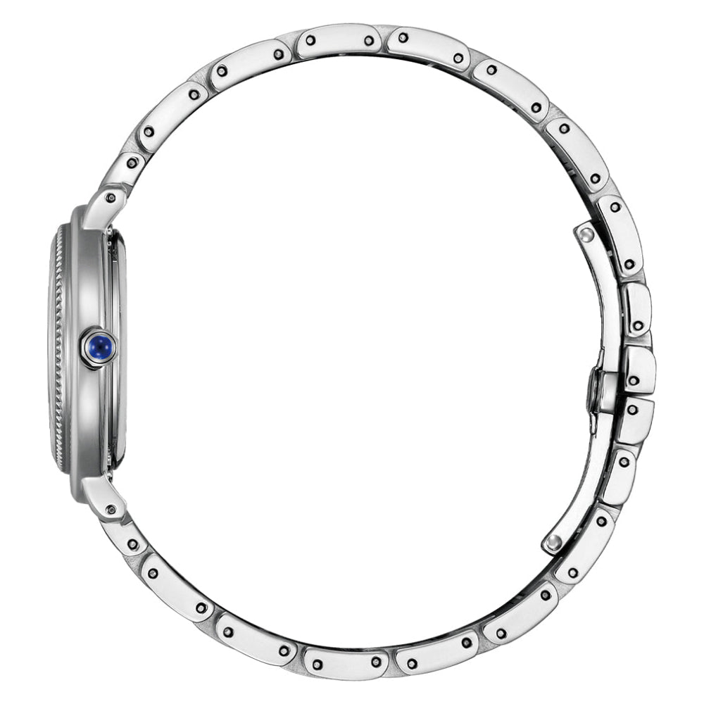 Citizen Eco-Drive Mother of Pearl Stainless Steel Women's Watch (EM1100-84H)