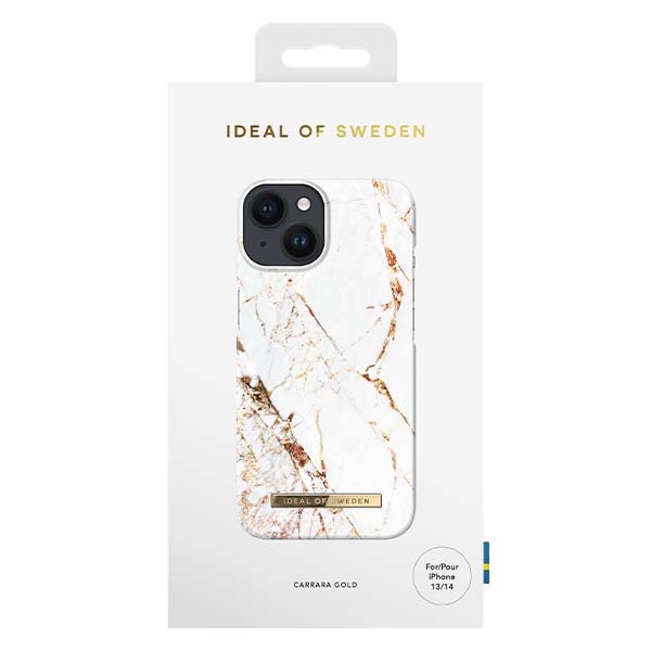 Ideal of Sweden Fashion MagSafe Carrara Gold Case For iPhone 14 Plus