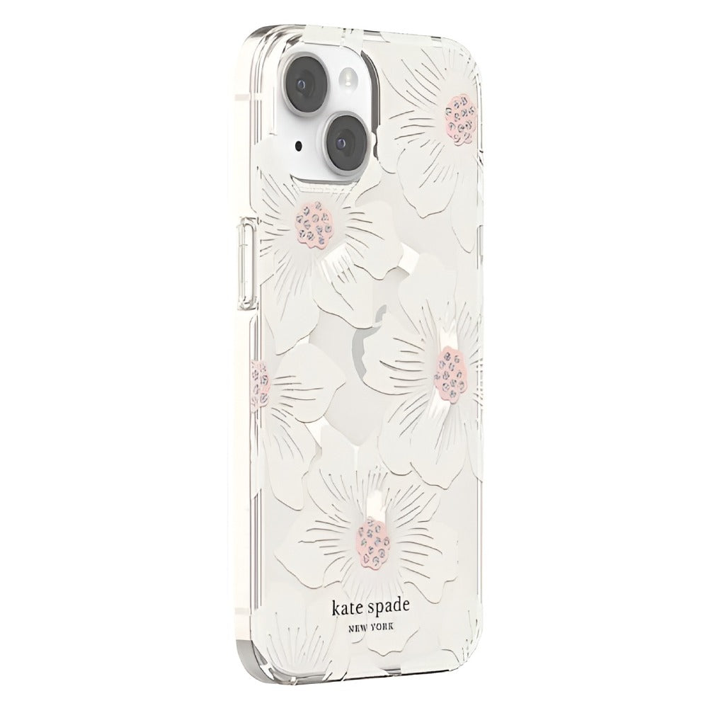 Kate Spade New York Protective Hardshell MagSafe Case For iPhone 14 Plus - Hollyhock Floral