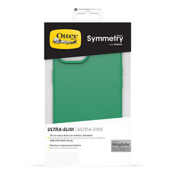 OtterBox Symmetry Plus MagSafe Case (Suits iPhone 15 Pro) - Green Juice