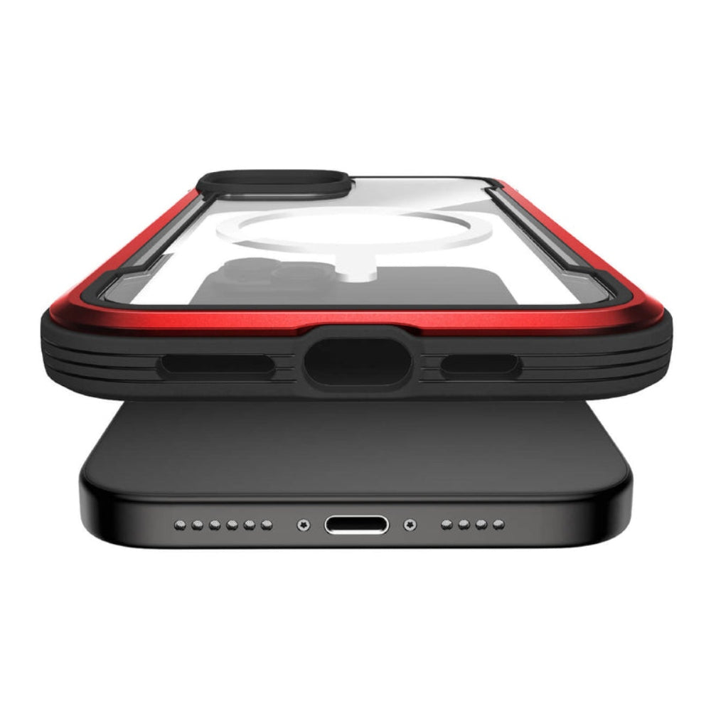 Raptic Shield MagSafe Case For iPhone 15 - Red