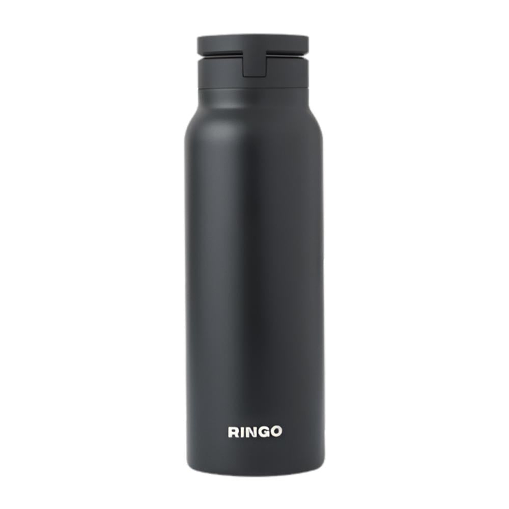 Ringo Water Bottle with Magnetic Phone Mount - Black 710ml (24oz)