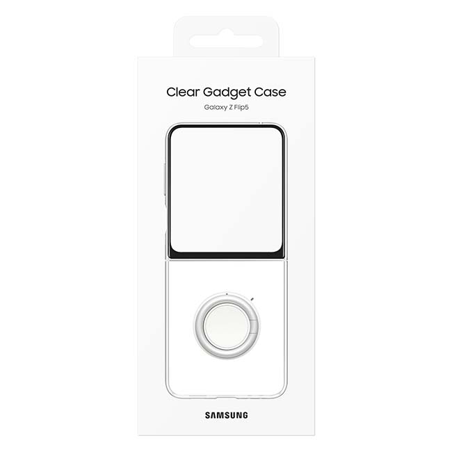 Samsung Gadget Case (Suits Galaxy Z Flip 5) - Transparent image 5