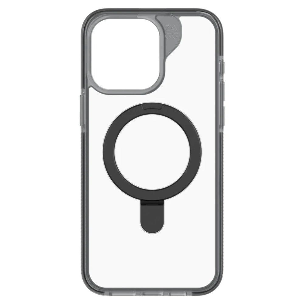 ZAGG Santa Cruz Snap Ring Stand MagSafe Case For iPhone 15 Pro Max - Black image 2