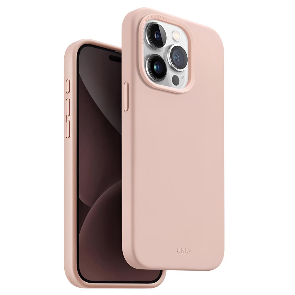 UNIQ Lino Hue MagSafe Case (Suits iPhone 15 Pro) - Pink image 0