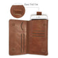 Urban Universal All-in-1 Wallet Case with Card Slots For 4.7-inch Mobile Phones - Tan image 2