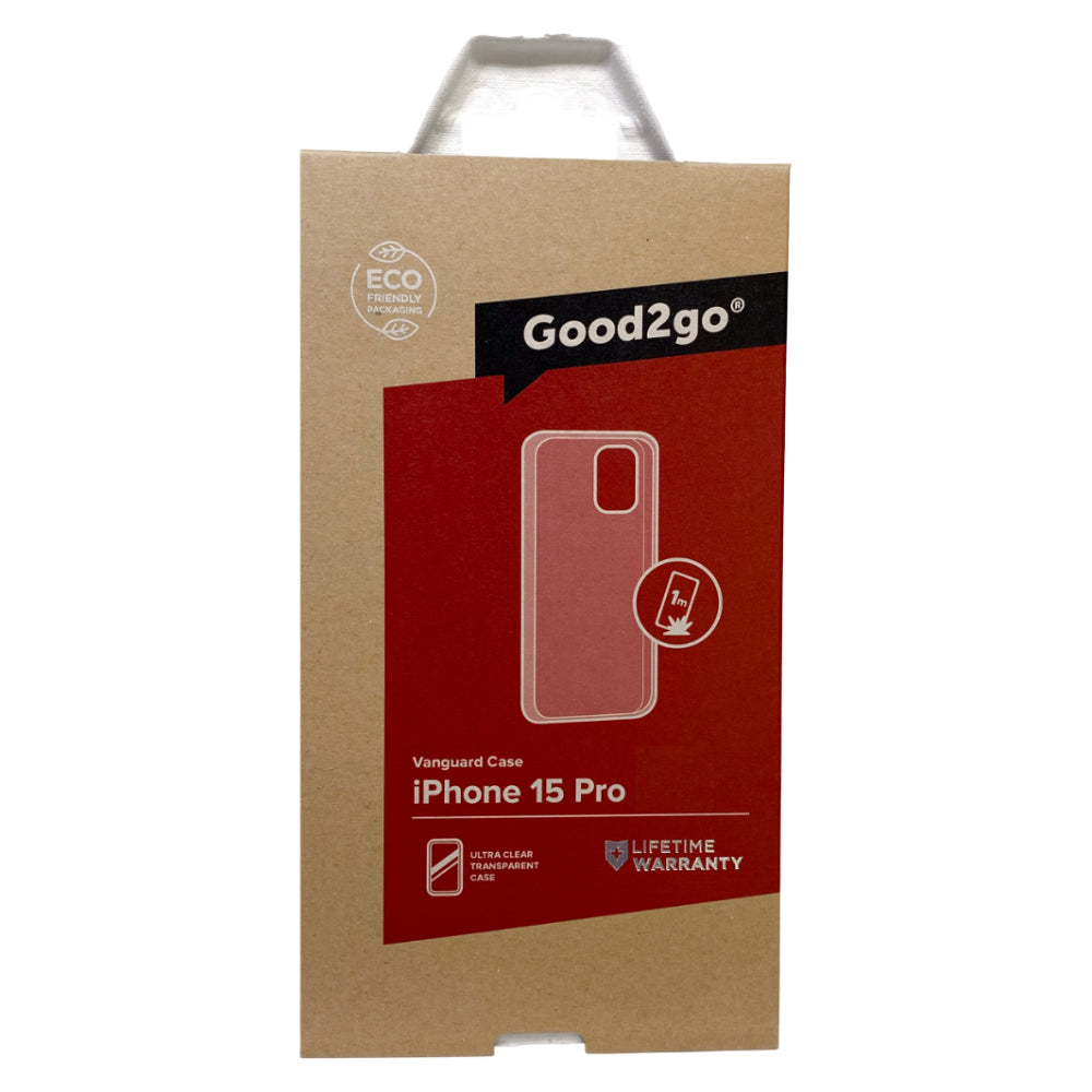 Good 2 Go Vanguard Case For iPhone 15 Pro - Clear