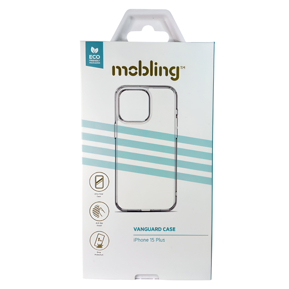 Mobling Vanguard Case For iPhone 15 Plus - Clear