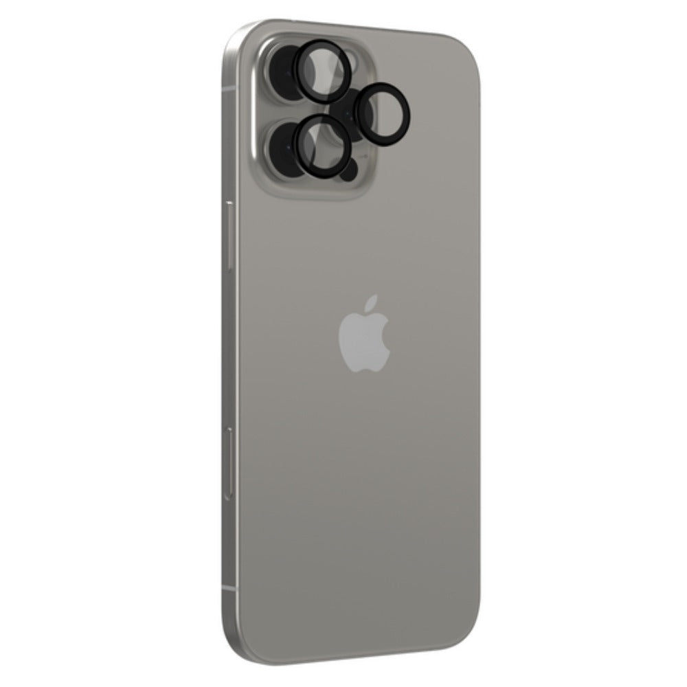 ZAGG Glass Elite Premium Camera Lens Protector For iPhone 16 Pro/ 16 Pro Max - Black image 1