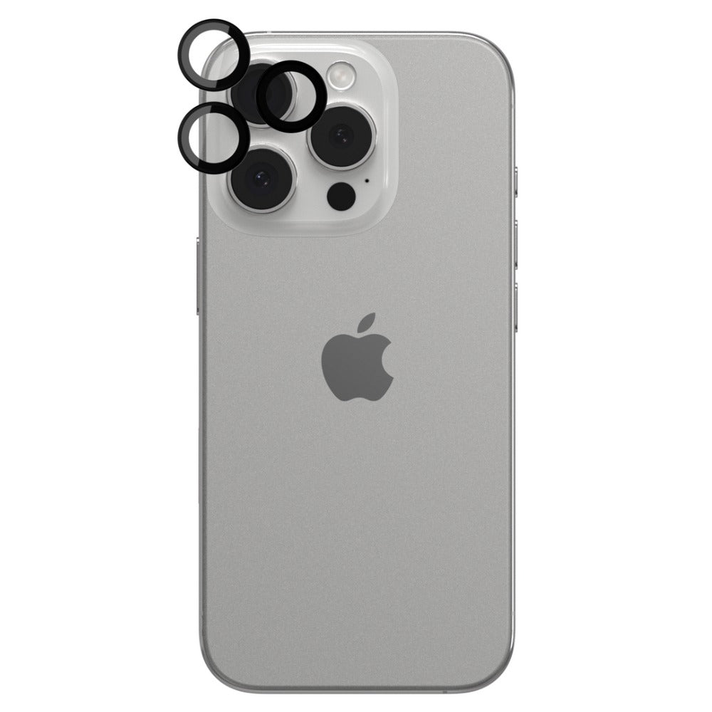 ZAGG Glass Elite Premium Camera Lens Protector For iPhone 16 Pro/ 16 Pro Max - Black image 0