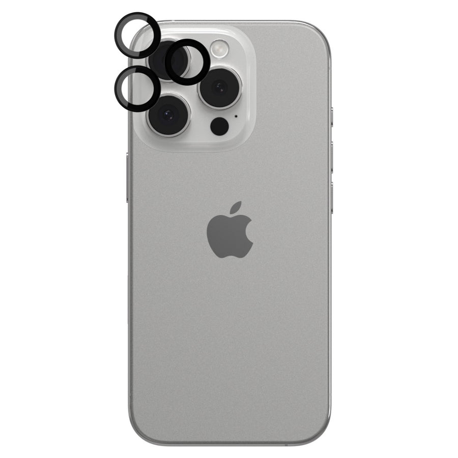 ZAGG Glass Elite Premium Camera Lens Protector For iPhone 16 Pro/ 16 Pro Max - Black