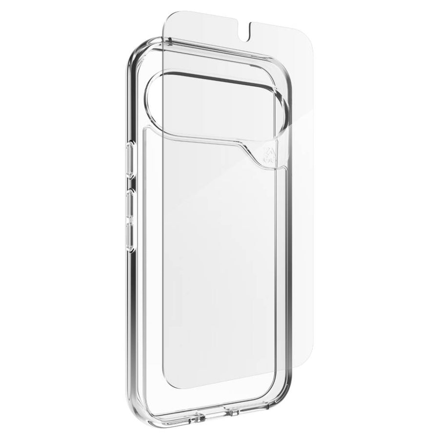 ZAGG Crystal Palace Case & Glass Elite Bundle For Google Pixel 9 Pro XL – Clear
