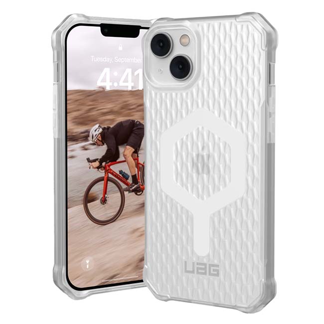 UAG Essential Armor MagSafe Case For iPhone 14 Plus - Frosted Ice image 0