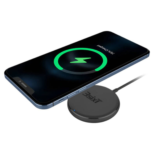 3sixT 15W Magnetic Wireless Charger – Black
