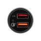 3sixT Car Charger 5.4A + USB-A To Micro USB Cable 1m (Black)