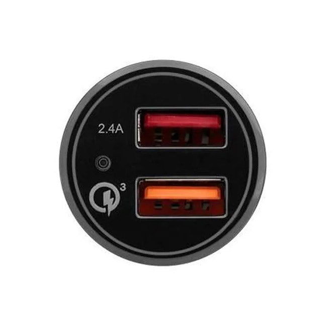 3sixT Car Charger 5.4A + USB-A To Micro USB Cable 1m (Black)