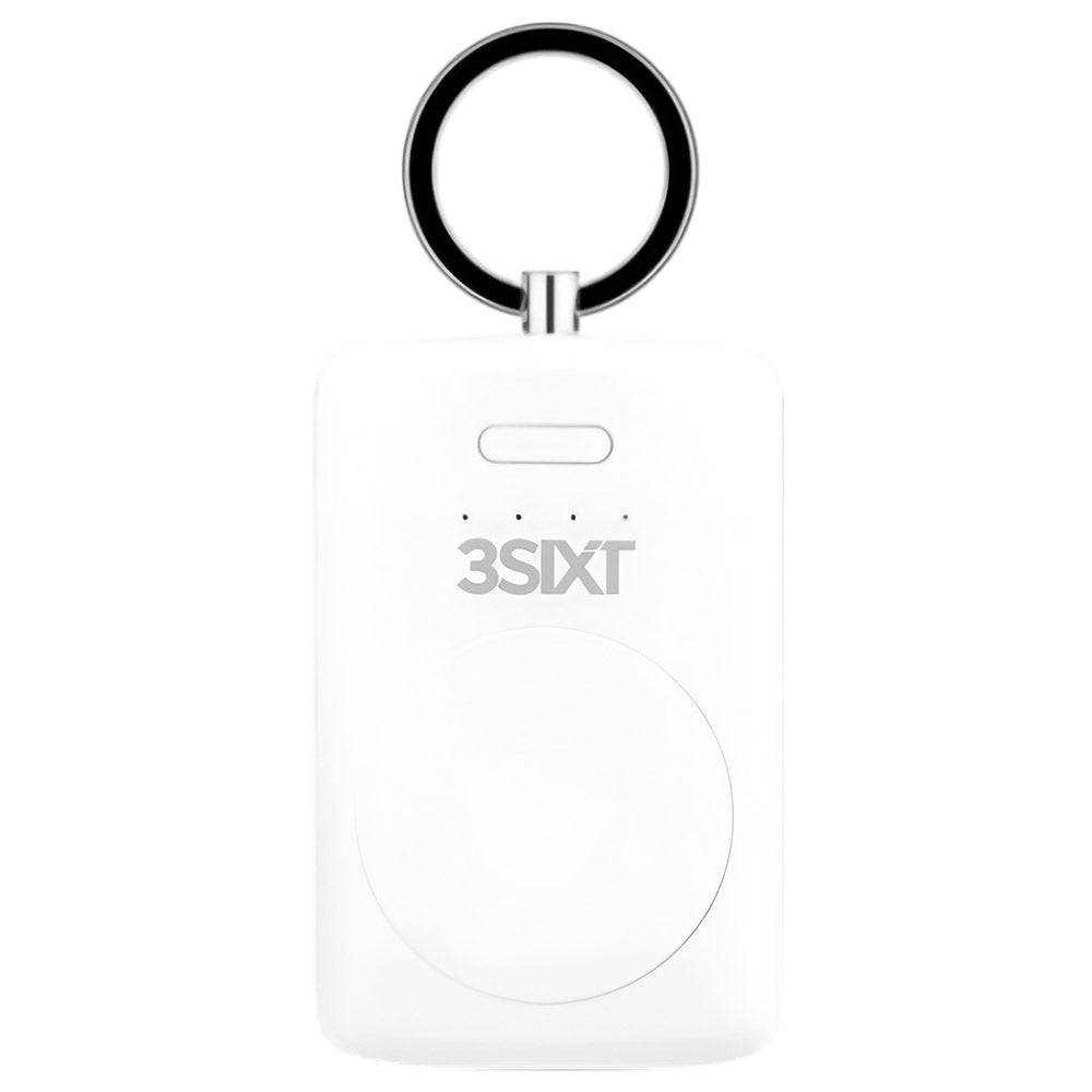 3sixT JetPak Apple Watch Power Bank Keyring 1000mAh – White