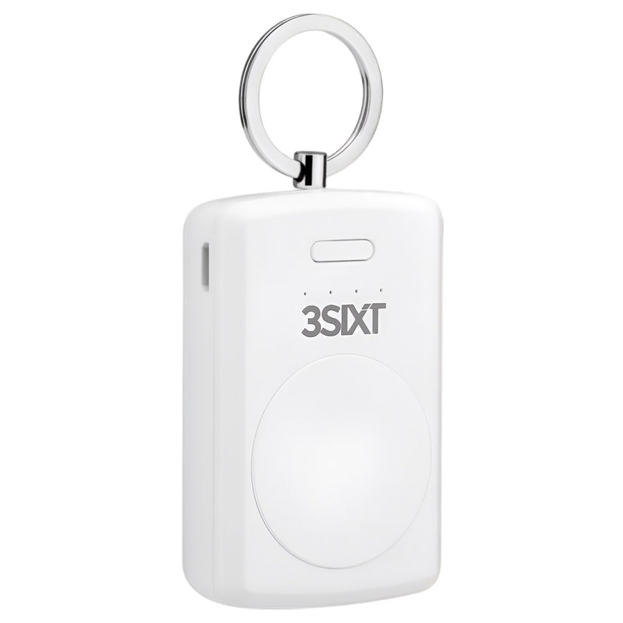 3sixT JetPak Apple Watch Power Bank Keyring 1000mAh – White
