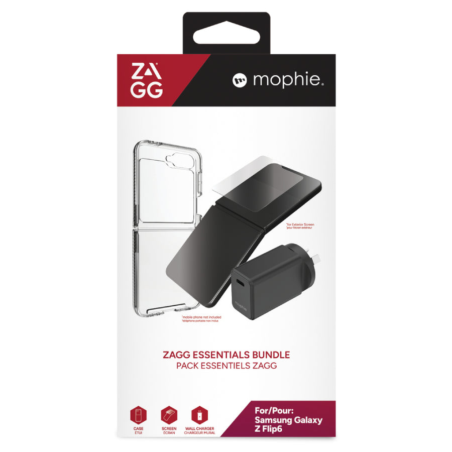 ZAGG Essential Bundle For Galaxy Z Flip6/ Flip7 FE