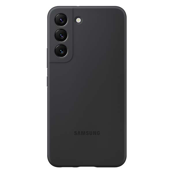 Samsung Silicone Cover For Galaxy S22+ - Black image 0