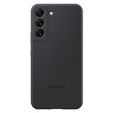 Samsung Silicone Cover For Galaxy S22+ - Black image 0