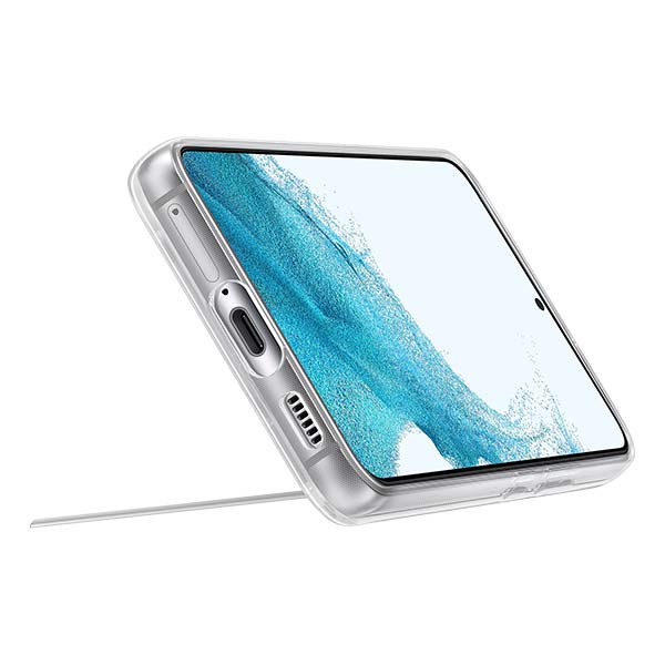 Samsung Standing Cover For Galaxy S22 - Clear image 3
