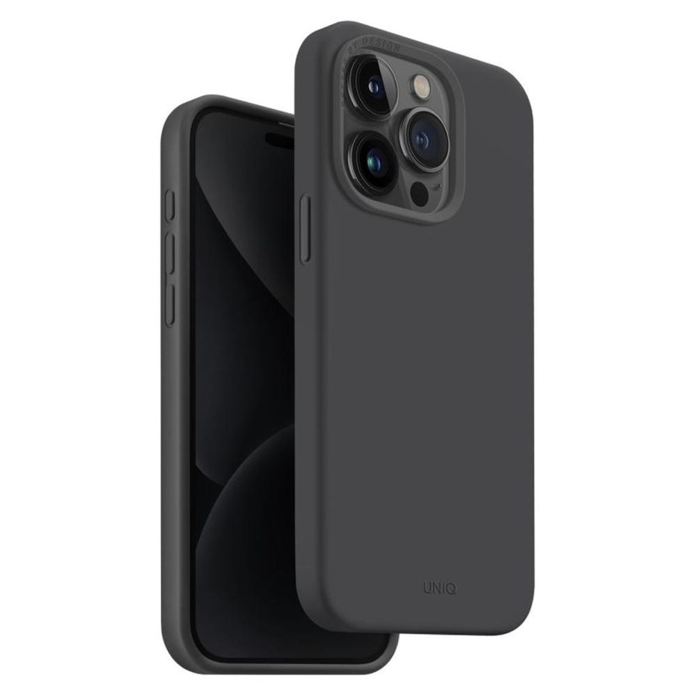 UNIQ Lino Hue MagSafe Case For iPhone 15 Pro Max - Grey image 0