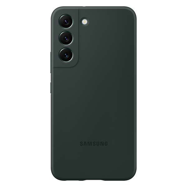 Samsung Silicone Cover For Galaxy S22+ - Forest Green image 0