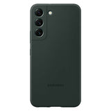 Samsung Silicone Cover For Galaxy S22+ - Forest Green image 0