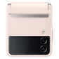 Samsung Flap Leather Cover For Galaxy Z Flip4 - Peach image 0