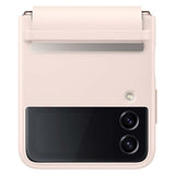 Samsung Flap Leather Cover For Galaxy Z Flip4 - Peach image 0