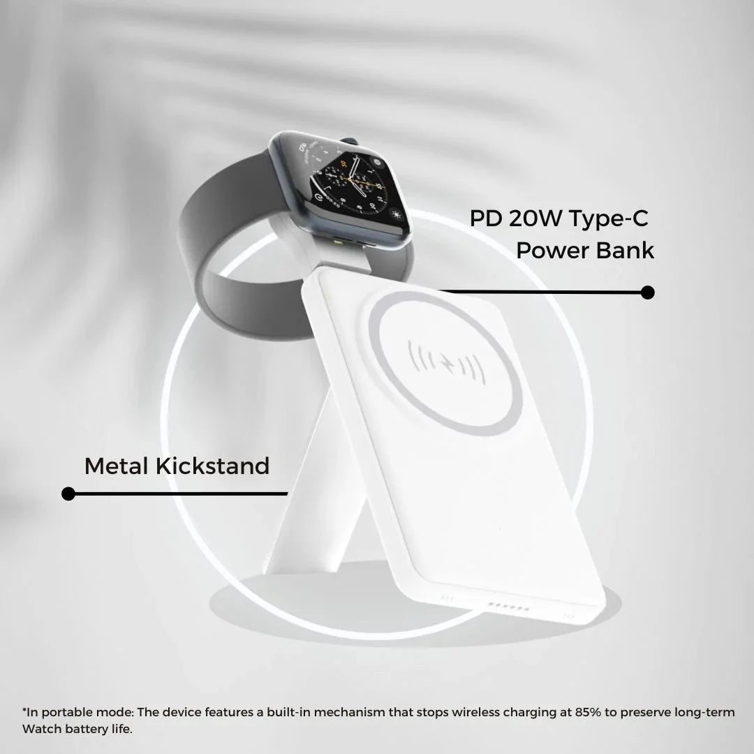 Urban 6-in-1 MagSafe M6 Wireless Charger Station – White