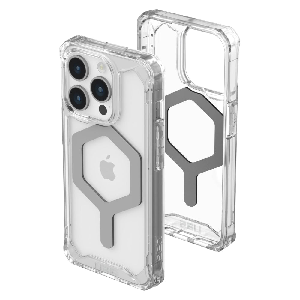 UAG Plyo MagSafe Case For iPhone 15 Pro - Ice/Silver image 0