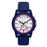Armani Exchange Chronograph Blue Silicone Men’s Watch – (AX2524)