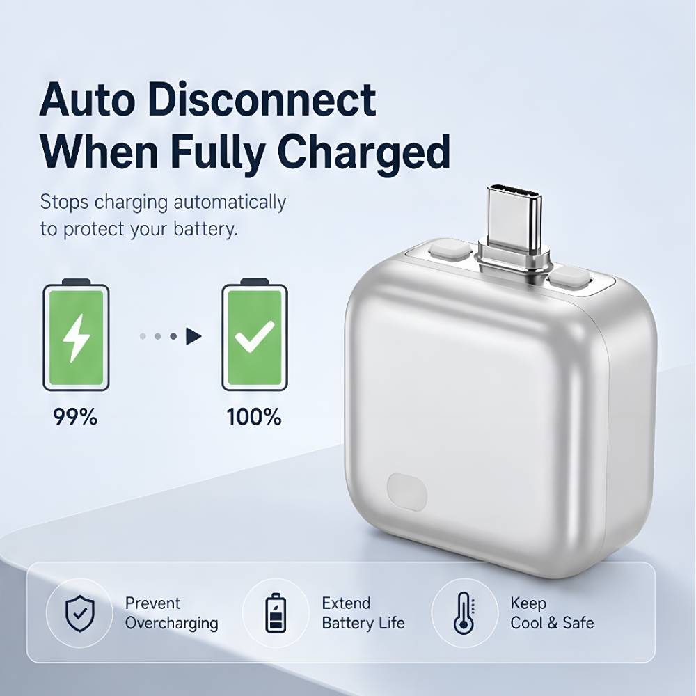 Soka Auto Power Disconnector Guard Charge [for Type C] – Silver