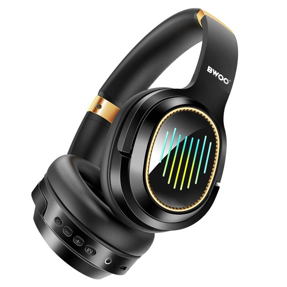 BWOO Folding Wireless Headphones – Black [BO-BW586]