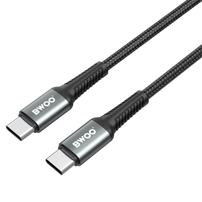 BWOO 60W Type-C to Type-C Fast Charging Cable (3M)(BO-X288C-C) - Black