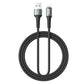 BWOO USB-A to Lightning Fast Charging Data Cable (2M)(BO-X288L-2M) – Black