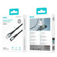 BWOO USB-A to Lightning Fast Charging Data Cable (2M)(BO-X288L-2M) – Black
