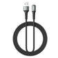 BWOO USB-A to Lightning Fast Charging Data Cable (3M)(BO-X288L-3M) – Black
