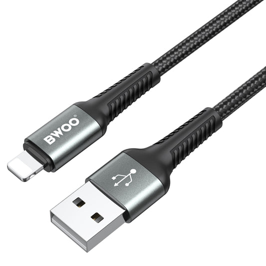 BWOO USB-A to Lightning Fast Charging Data Cable (3M)(BO-X288L-3M) – Black