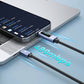 BWOO Type-C To Lightning Charging Cable with LED Display 30W (1M) – Black [BO-X323C-L]